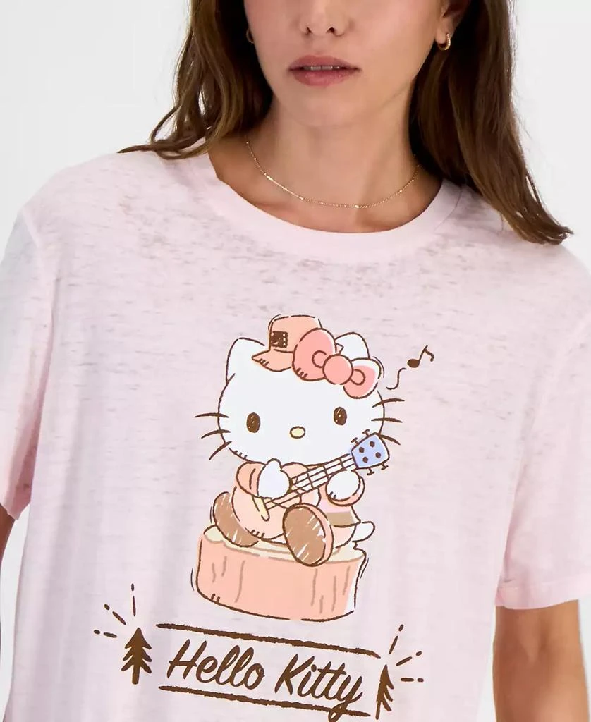 Love Tribe Juniors' Hello Kitty Western Graphic T-Shirt 3