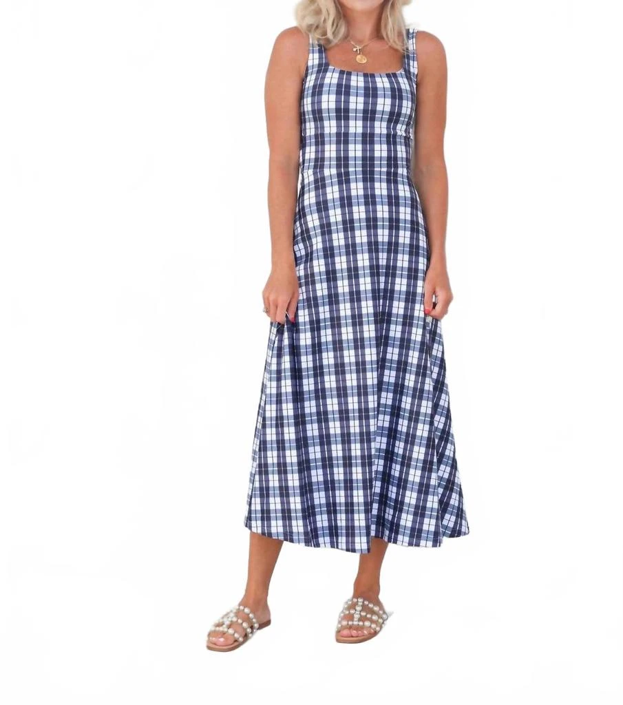 Shop Diana Fit And Flare Midi Dress In Mariners Plaid on Sale at  BeyondStyle  Get 19% Off Diana Fit And Flare Midi Dress In Mariners Plaid  with Limited-Time Flash Deals, Exclusive