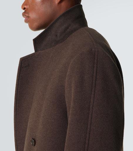 AURALEE Double-breasted wool coat - Coats - Compare Prices from 5+