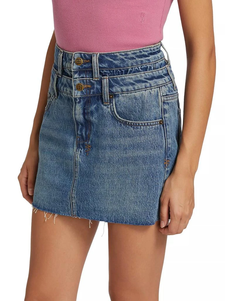 Ksubi Model Rework Denim Miniskirt 4