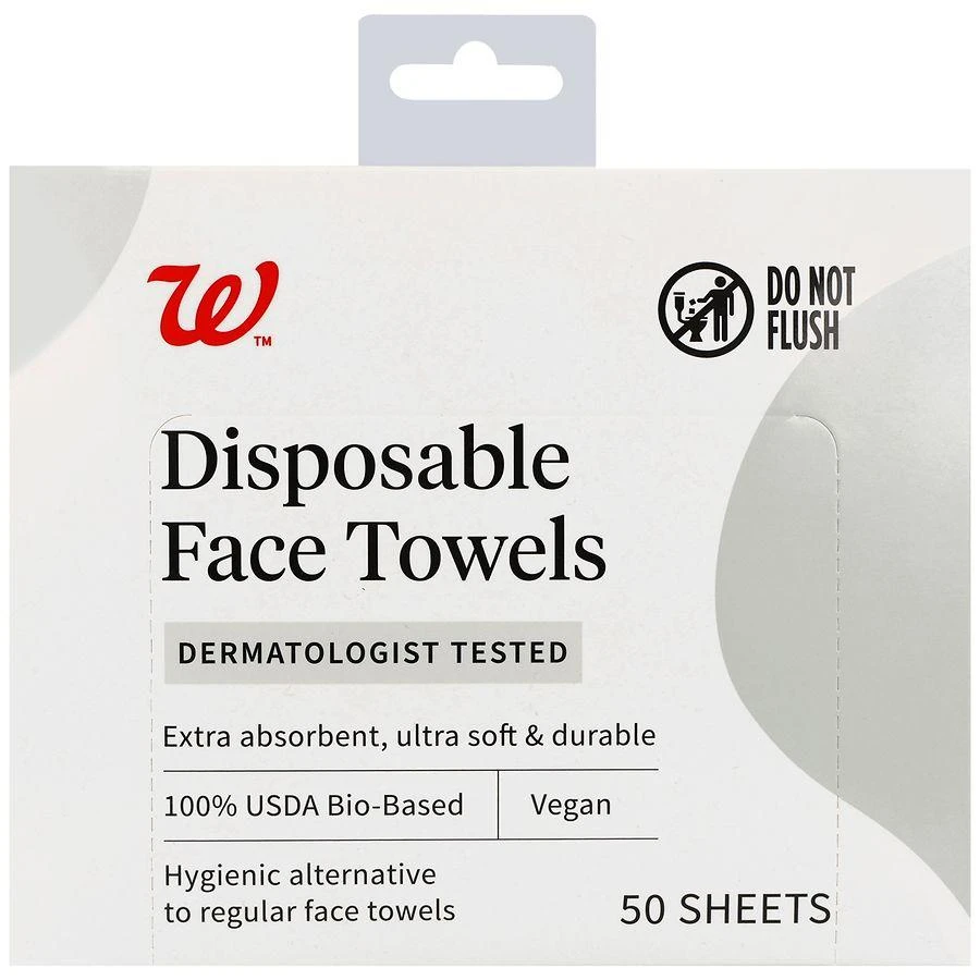 Walgreens Disposable Face Towels 1