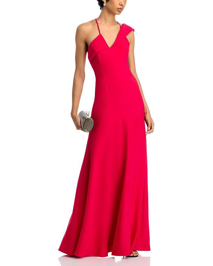 Black Halo Nairobi Asymmetric Gown