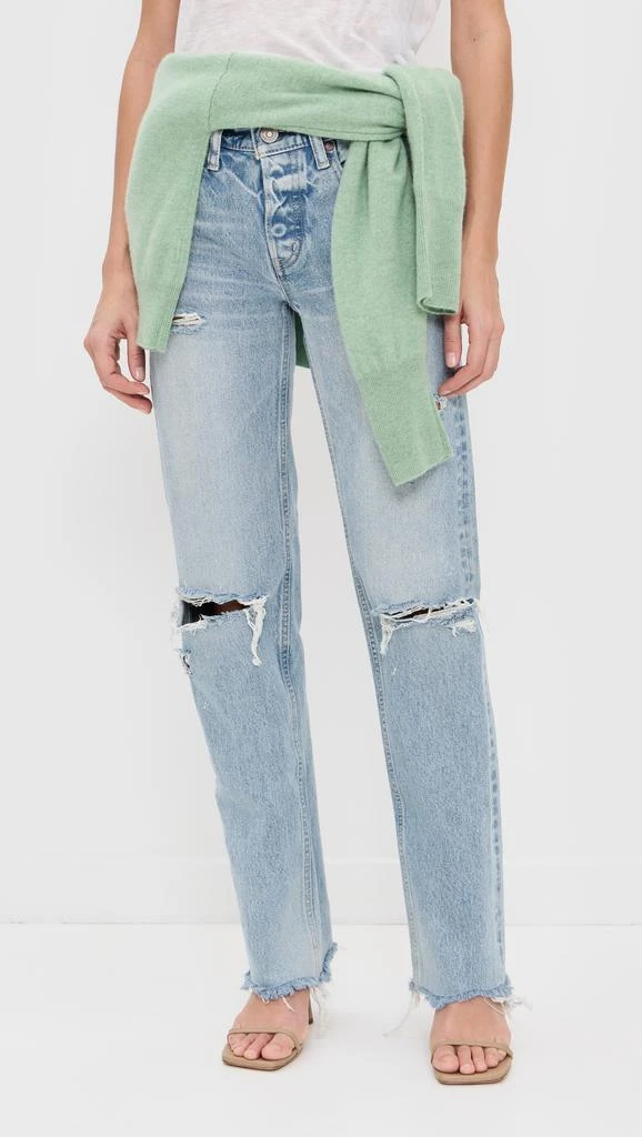 MOUSSY VINTAGE Odessa Straight Low Jeans 6