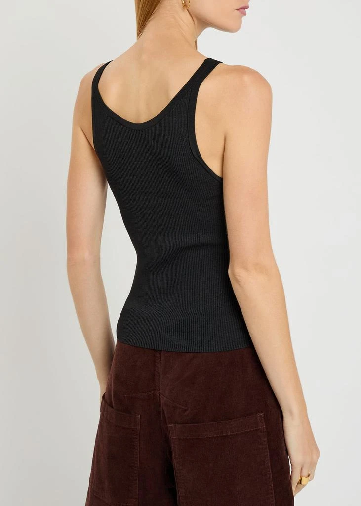 Nili Lotan Selah ribbed silk tank 3
