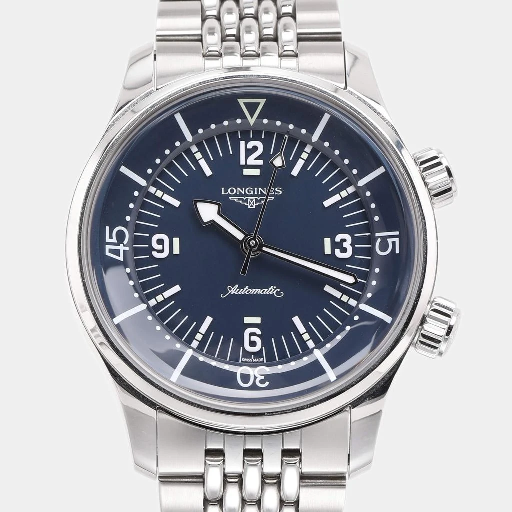 Longines Longines Blue Stainless Steel Legend Diver L3.764.4.90.6 Men's Wristwatch 39 mm 3