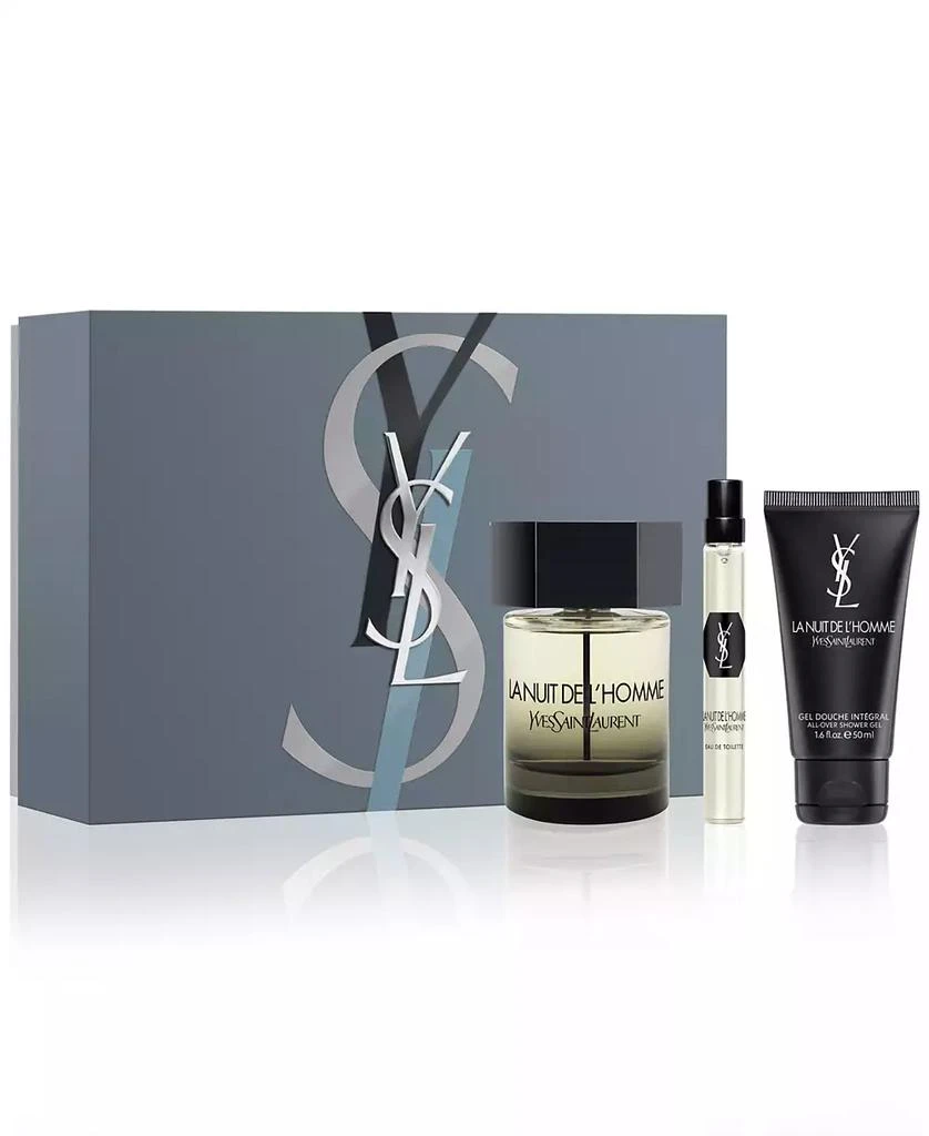 Yves Saint Laurent Men's 3-Pc. La Nuit de L'Homme Eau de Toilette Gift Set 1