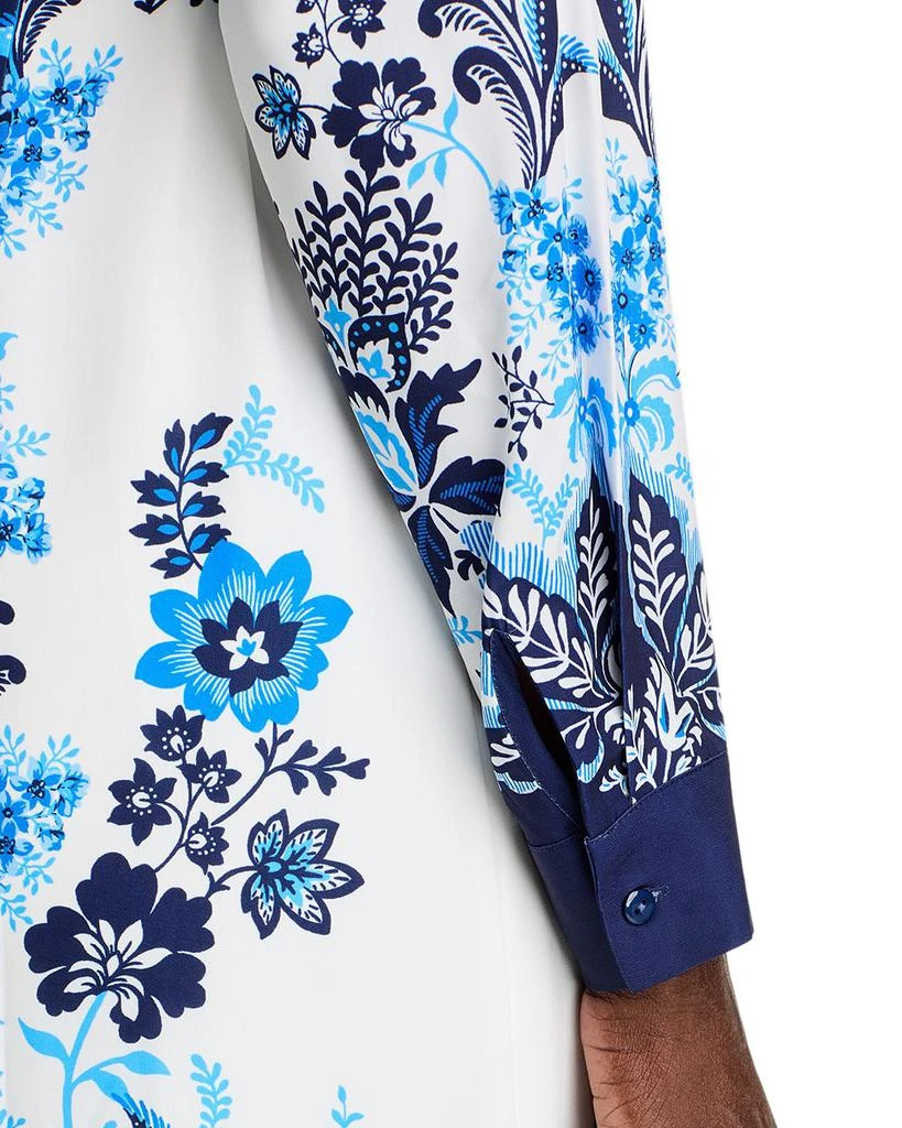 Tahari Printed Belted Shirt Dress 2