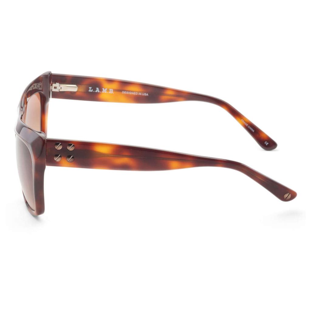 L.A.M.B. L.A.M.B. Women's Brown Browbar Sunglasses