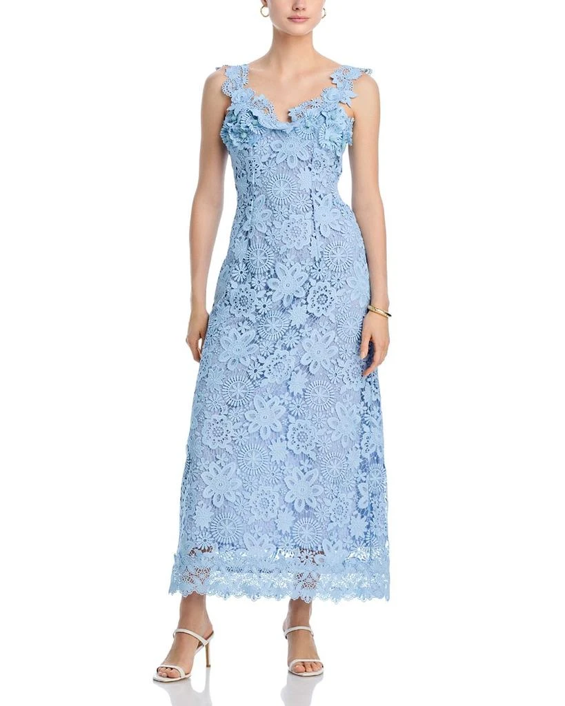 Waimari Orchid Lace Maxi Dress 1