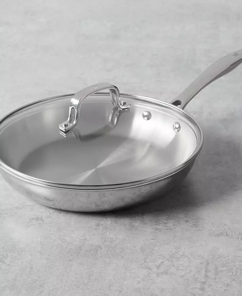 ZWILLING HENCKELS CLAD H3 10 inch Stainless Steel Fry Pan with Lid 5