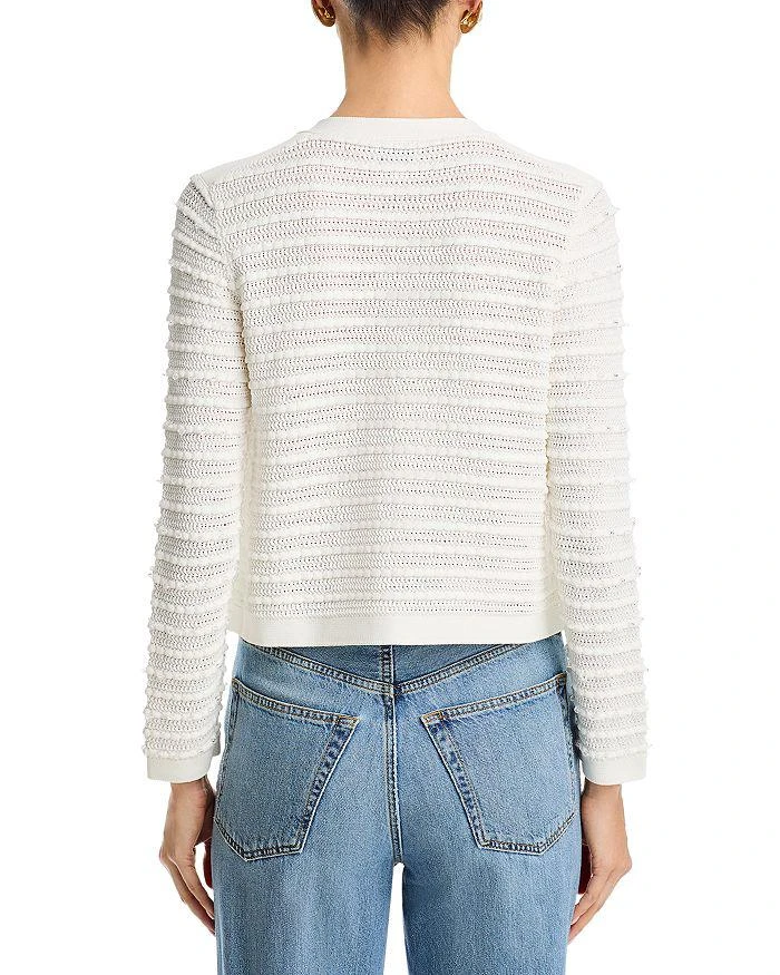 Milly Beaded Textured Cardigan Jacket 3