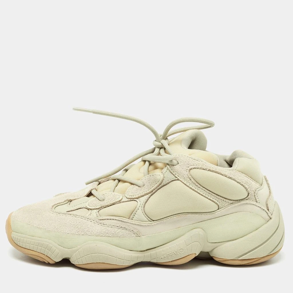 Shop Yeezy x Adidas Green Neoprene and Suede 500 Stone Sneakers Size 42 2/3  on Sale at BeyondStyle  Get 41% Off Yeezy x Adidas Green Neoprene and  Suede 500 Stone Sneakers
