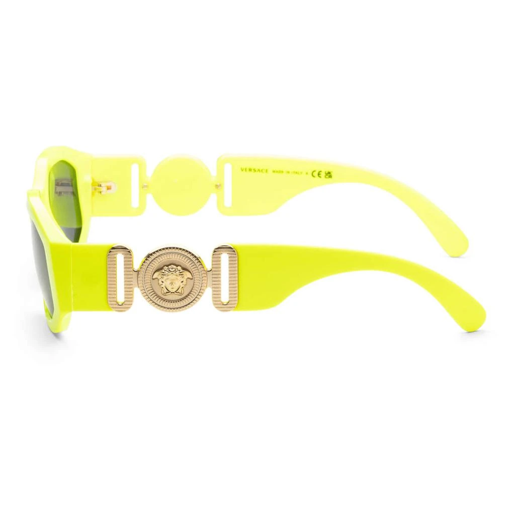 Versace Versace Men's Yellow Irregular Sunglasses 2