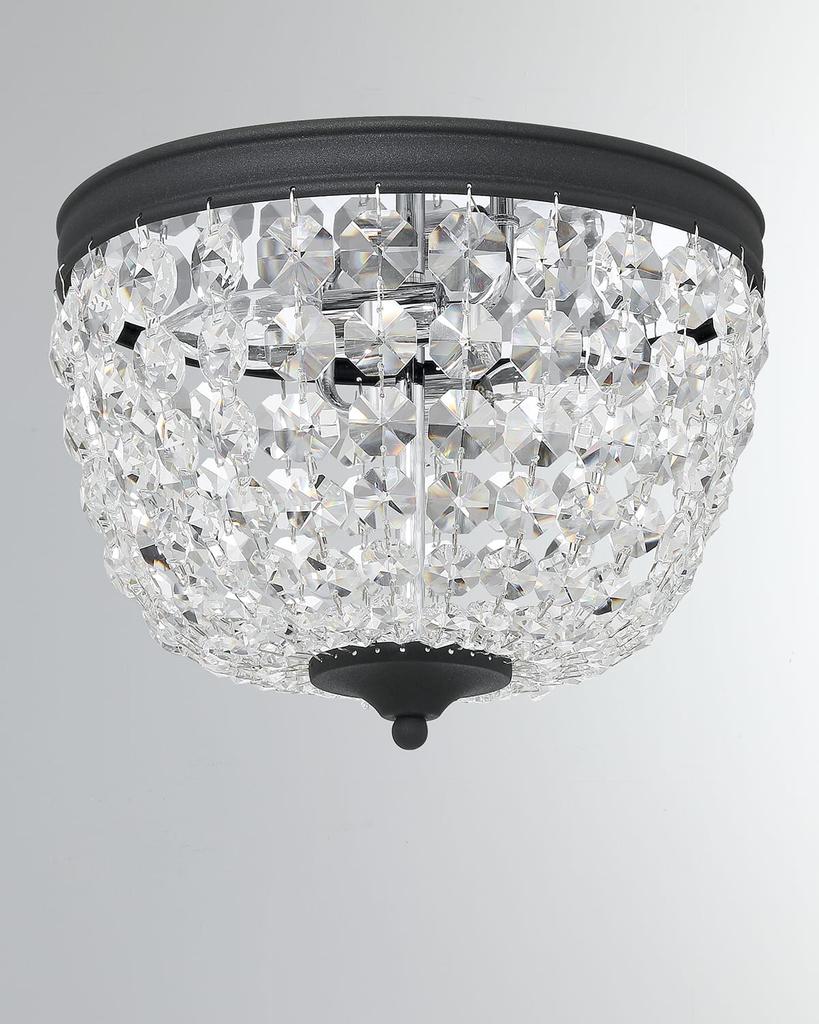 Crystorama Nola 2-Light Outdoor Flush Mount