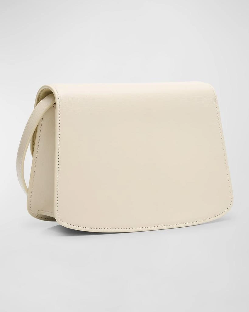 THE ROW Sofia 10.00 Crossbody in Smooth Kidskin Leather with Silver Hardware 7