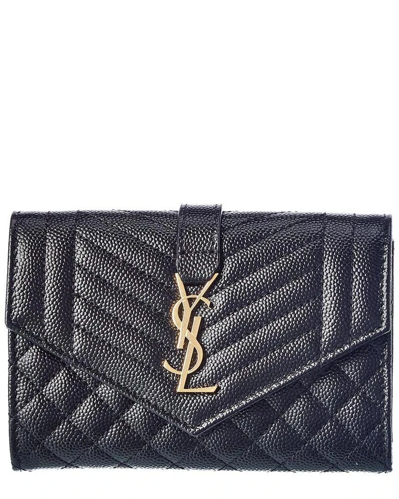 Yves Saint Laurent Monogram Leather Continental Wallet 1