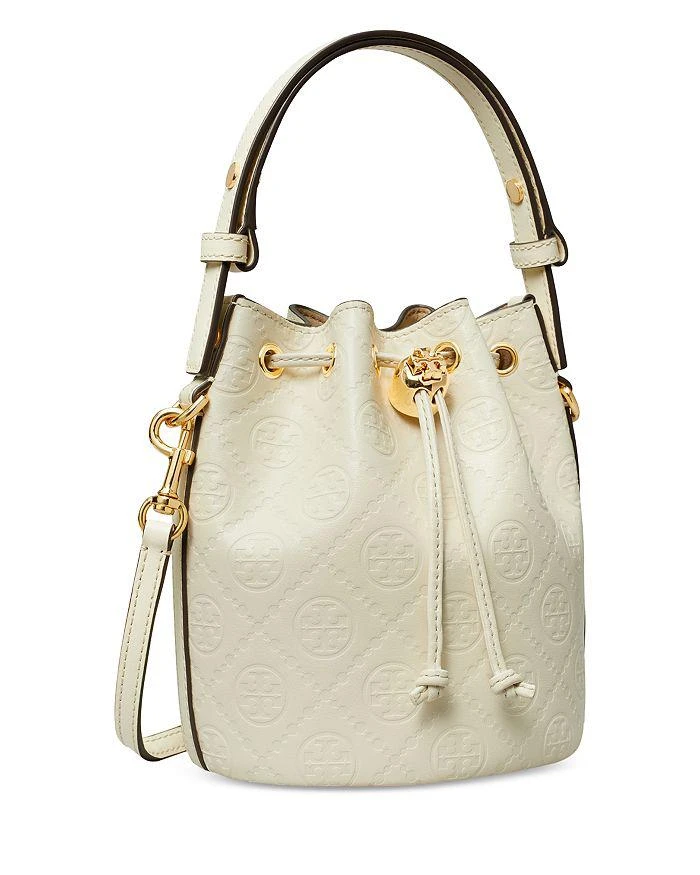 Tory Burch T Monogram Leather Mini Bucket Bag 4