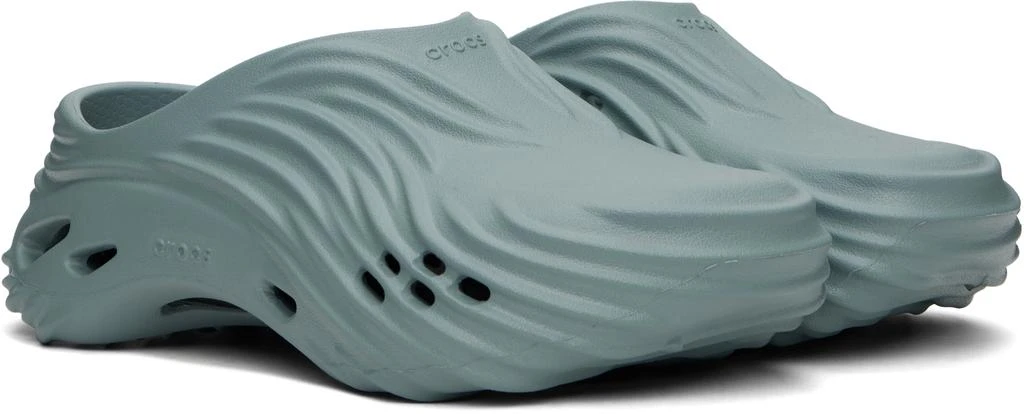 Crocs Blue Echo Wave Clogs 4