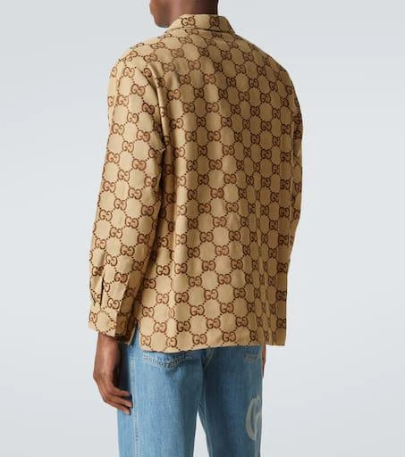 Gucci Maxi GG jacquard canvas shirt 4