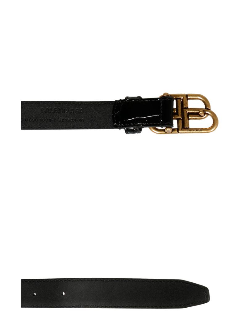 Balenciaga Balenciaga BB Embossed Thin Belt