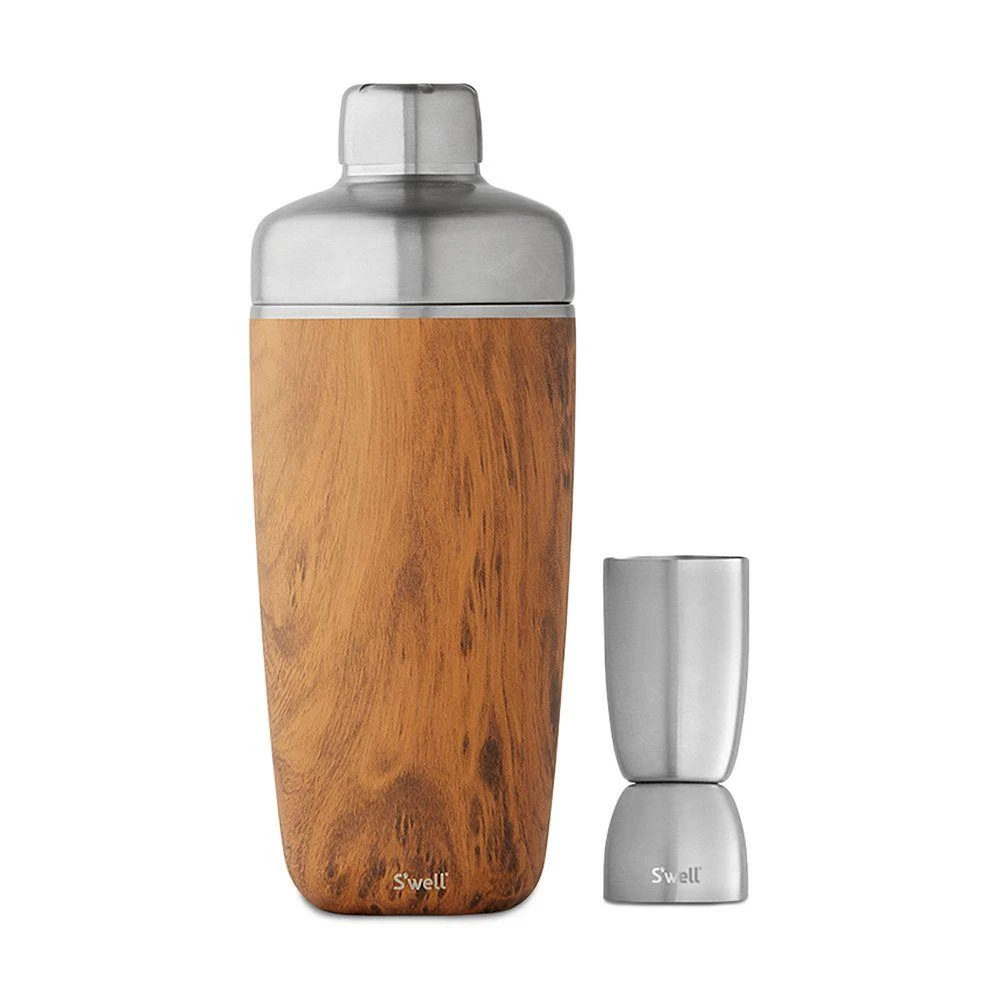 S'well Teakwood Shaker Set, 18 oz. 1