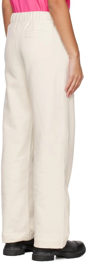 Ganni Off-White Software Loose Fit Lounge Pants 3