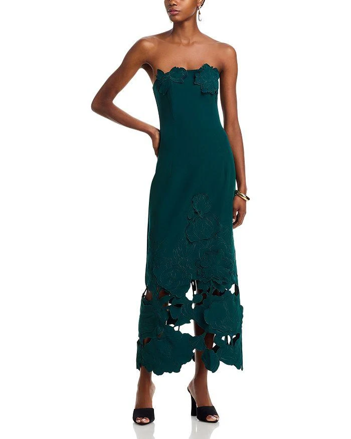 Rayna Appliqu Bustier Maxi Dress - Exclusive Rayna Appliqu Bustier Maxi Dress - Exclusive