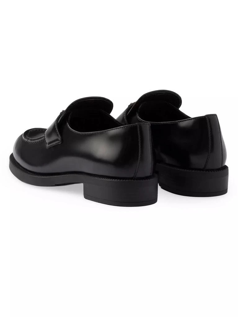 Prada Brushed Leather Loafers 4