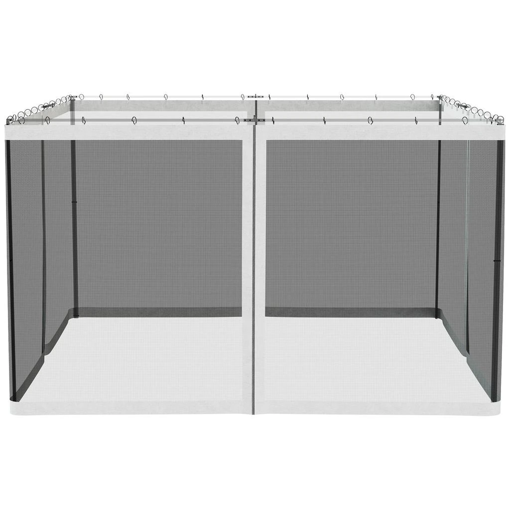 Streamdale Furniture Streamdale 10' x 12' Replacement Mesh Sidewall Netting for Patio Gazebos and Canopy Tents with Zippers (Sidewall Only) 3