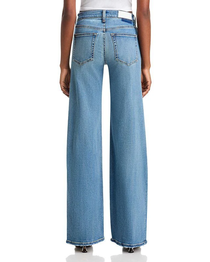 Re/Done Mid Rise Wide Leg Jeans in Blasted 3