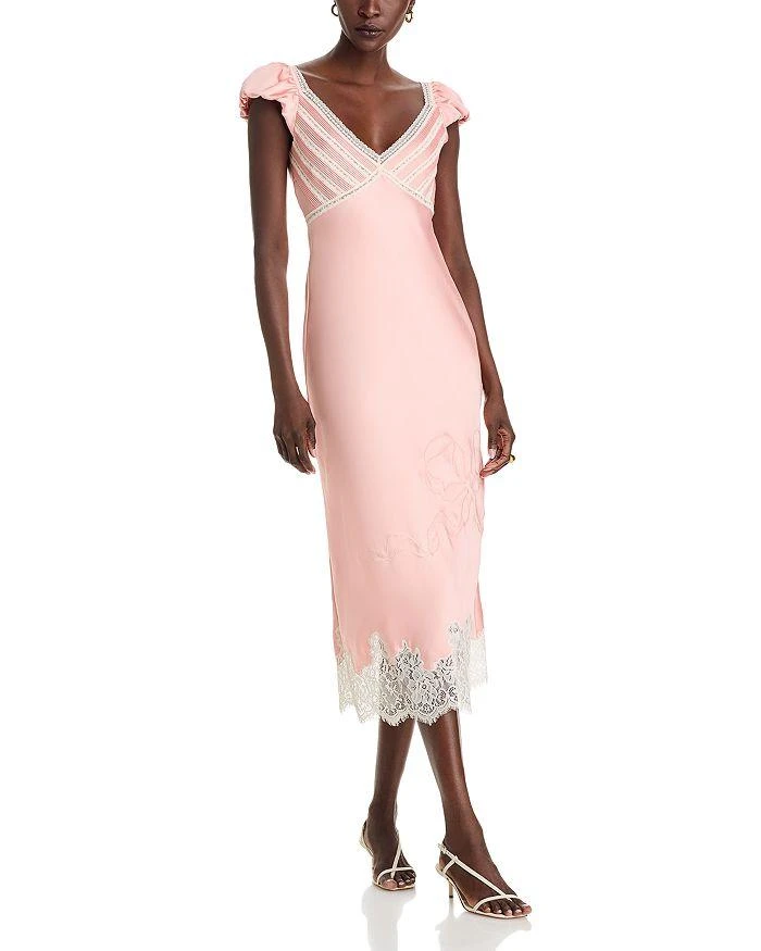 Brinkley Satin Midi Dress Vintage Nude / 4 Brinkley Satin Midi Dress Vintage Nude / 4