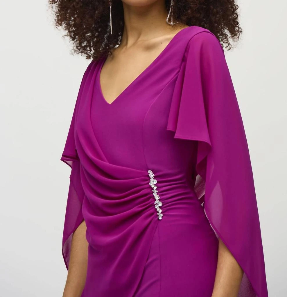 joseph ribkoff chiffon overlay dress Joseph Ribkoff Chiffon Overlay Dress