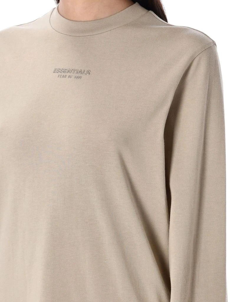 Essentials Fear Of God Essentials Metallized Logo Long Sleeved T-Shirt 3