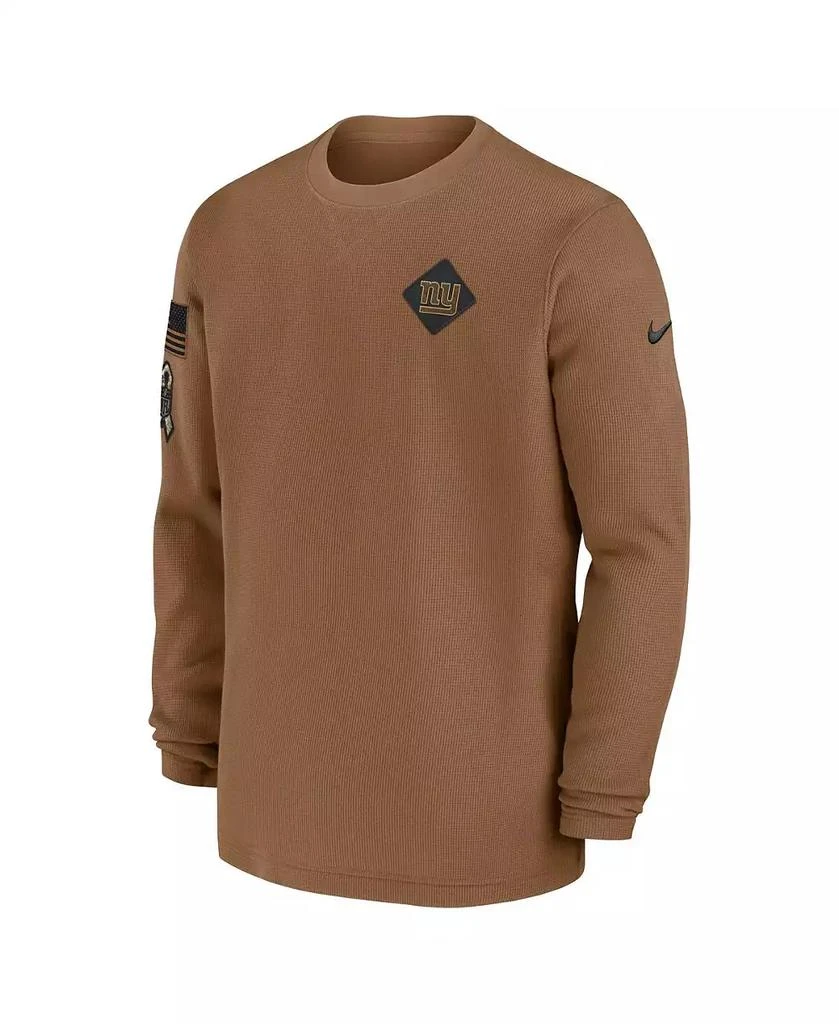 NIKE Men's Brown/Tan New York Giants Salute to Service Pullover Sweatshirt 3