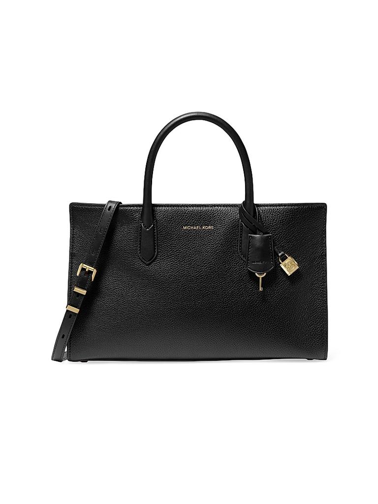 Marc Jacobs Large Leather Tote 4P5HTT001H01 通勤・通学 Amazon.com: Marc Jacobs Office Style Large Leather Logo Tote