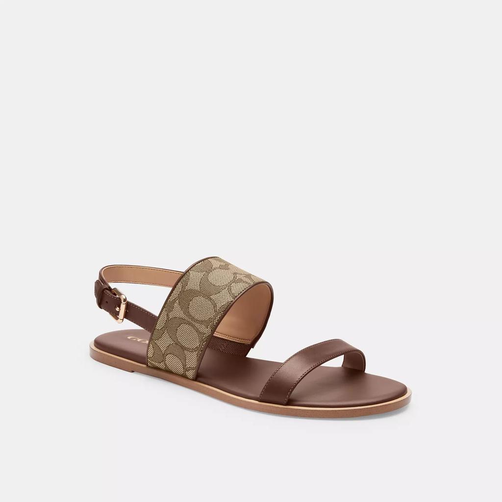 Coach signature sandals online