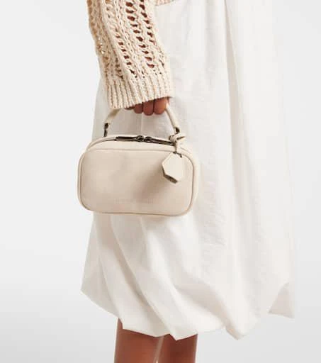 Brunello Cucinelli Foulard Mini suede tote bag 7