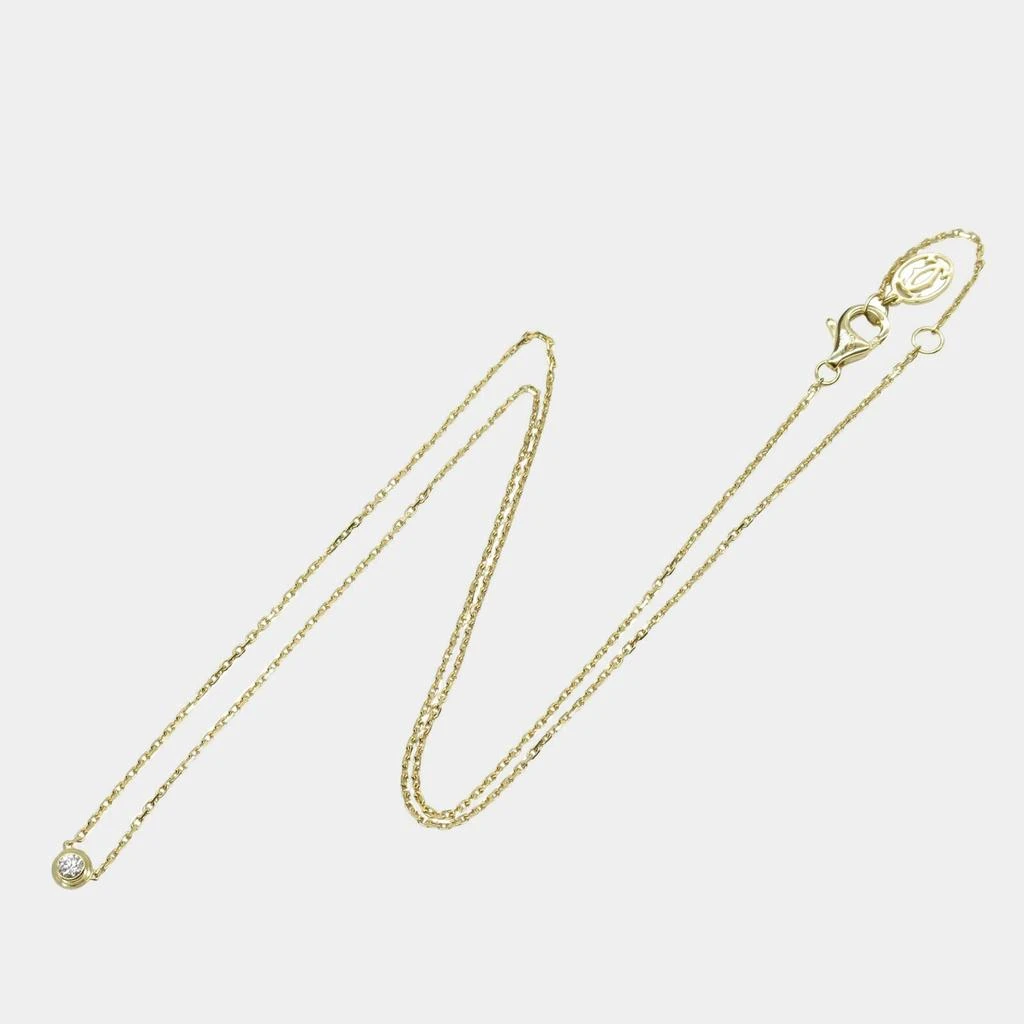 Cartier Cartier D'amour 18K Yellow Gold and Diamond Pendant Necklace 2