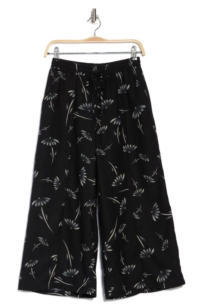 DR2 by Daniel Rainn Floral Crop Wide Leg Pull-On Pants 3