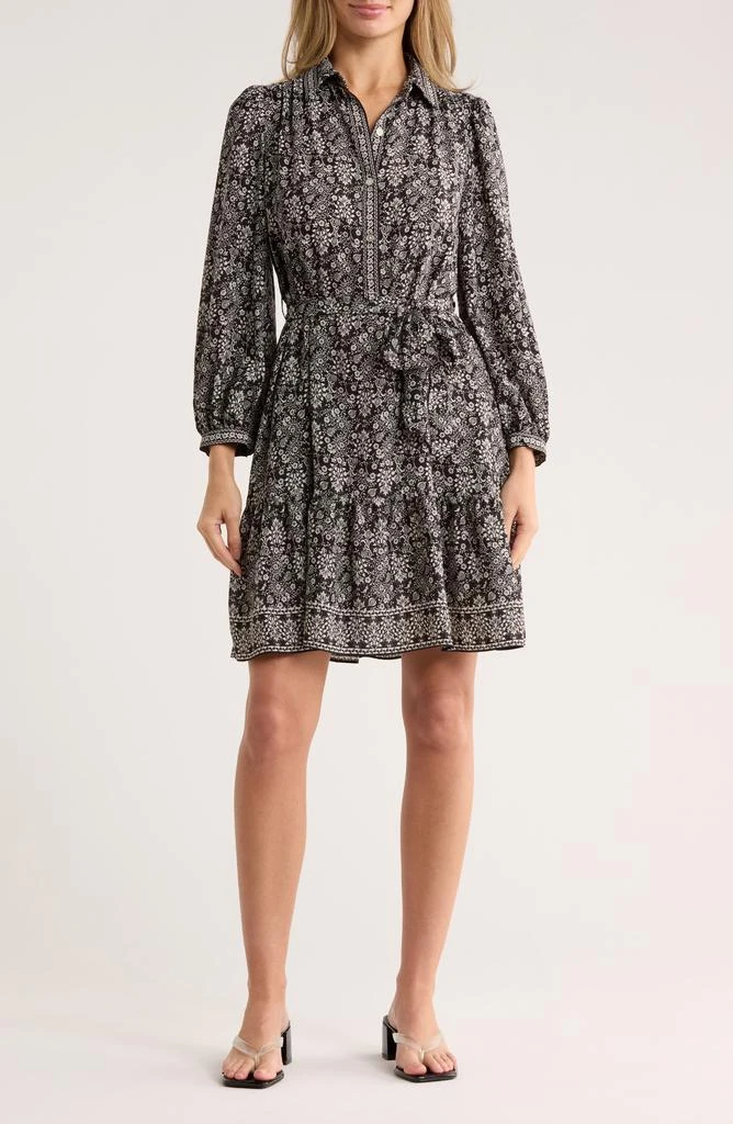chinese dress ladies Women's Tailored Button-Front Long Sleeve Dress main image 1