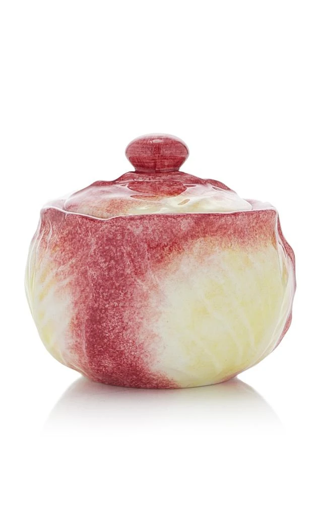 MoDA Moda Domus - Handcrafted Ceramic Cabbage Sugar Bowl - Pink - Moda Operandi 1