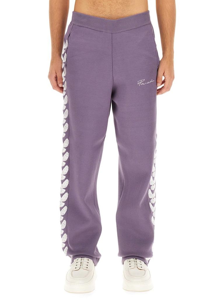3.Paradis 3.PARADIS Logo Embellished Jogging Pants