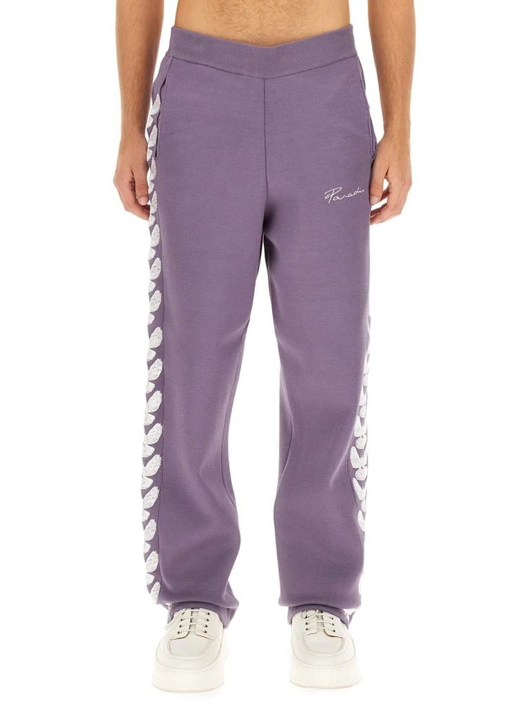 3.Paradis 3.PARADIS Logo Embellished Jogging Pants 1