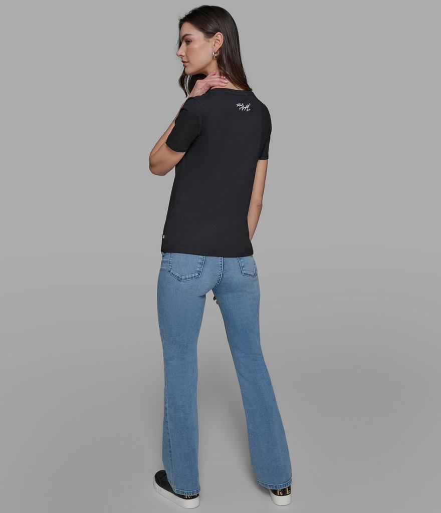 Karl Lagerfeld Paris IRRIDESCENT LOGO TEE