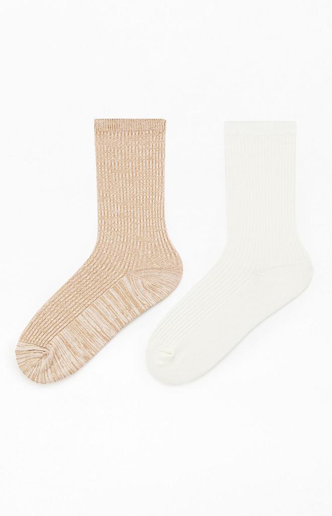 PacSun 2 Pack Marled Crew Socks