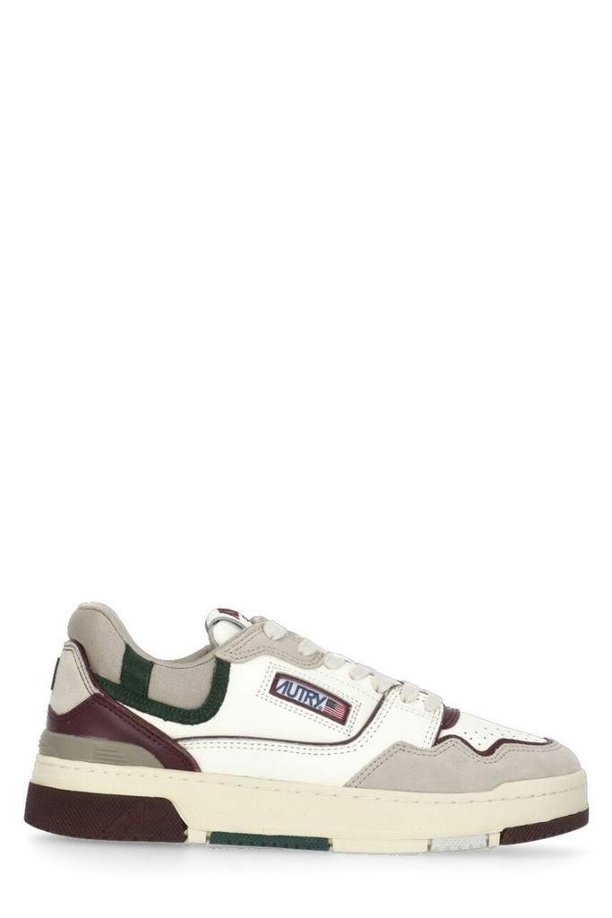 スニーカー Autry Medalist White Gold Leather Trainer Autry Medalist Low Sneakers In White And Gold Leather