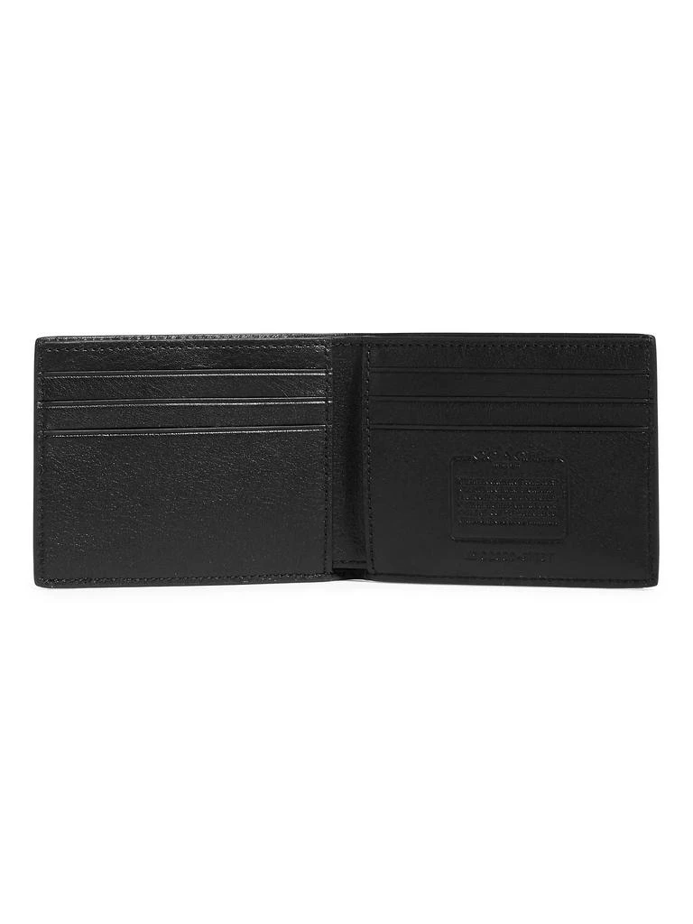 COACH Slim Billfold Sport Leather Wallet 2