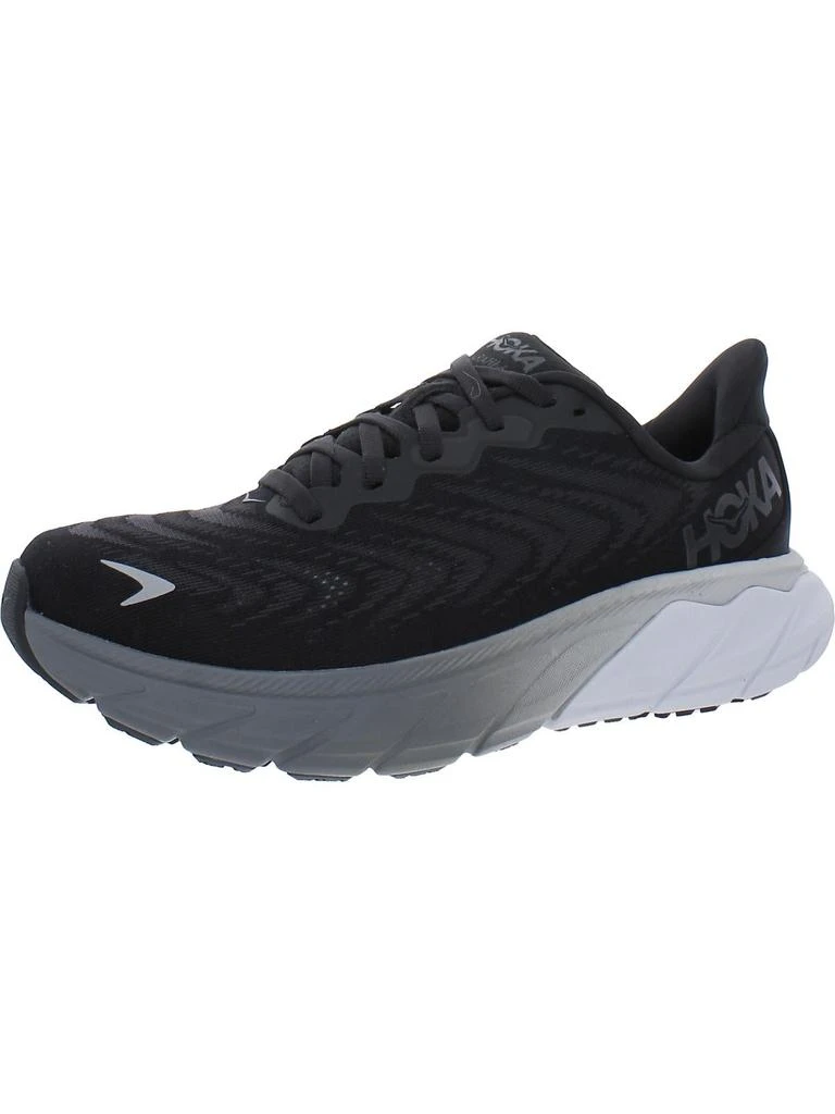 Hoka One One Arahi 6 Womens Faux Leather Mesh Running Shoes 4