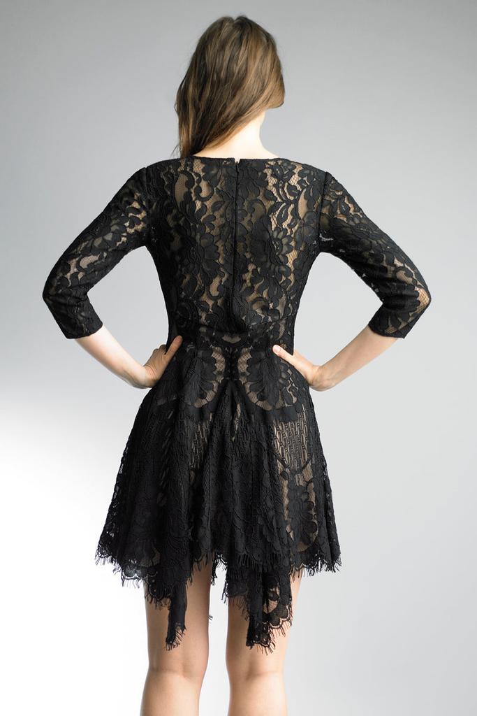 Basix Black Label Lace Cocktail Dress