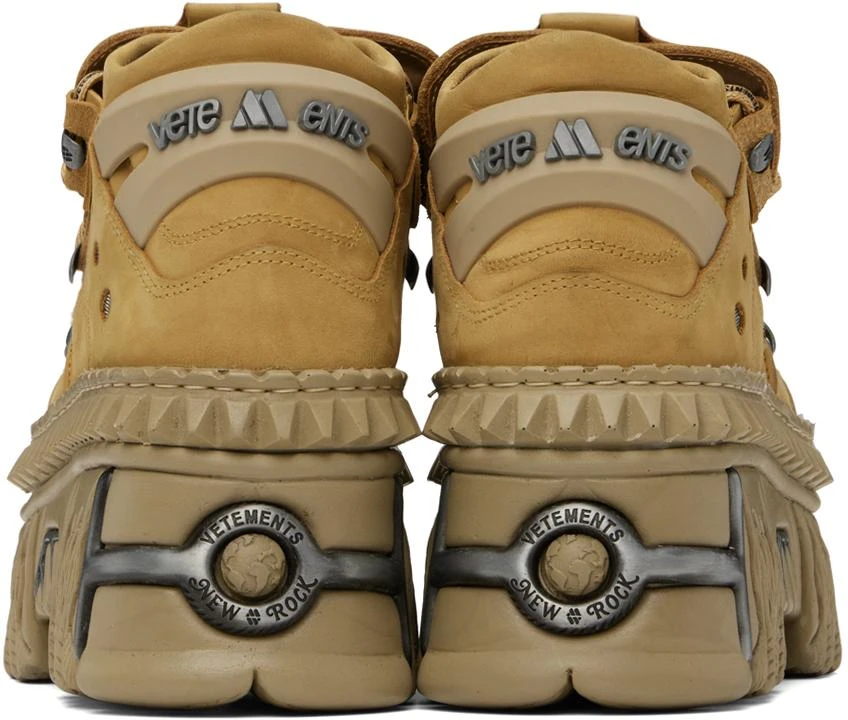 Vetements Tan New Rock Edition Platform Sneakers 2
